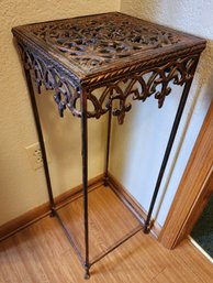 Metal Ornate Plant Stand