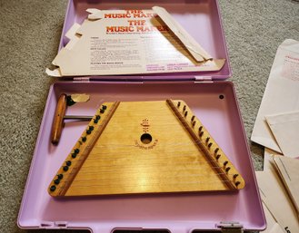 Nepenenoyka Dulcimer Wooden Lap Harp Music Maker Musical Instrument Russian VTG