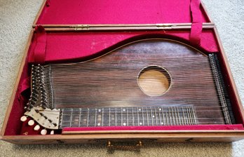 Antique Zither Musical Instrument