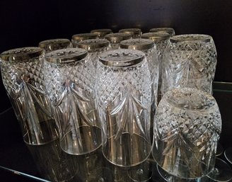 Assortment Of Fine Crystal Drinking Glasses