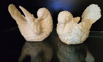 Vintage Chalkware Bird Figures