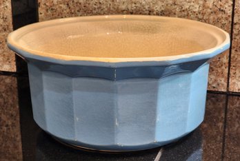 Vintage McCoy Ceramic Cookware Pan LIGHT BLUE