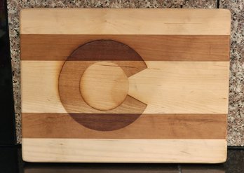 COLORADO Branded Wood Cutting Board