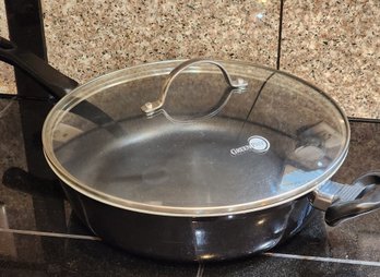 Large WEAREVER Non Stick Pan With GREEN Pan Lid