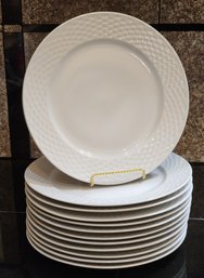 JC PENNY Home Collection White Dinner Plates