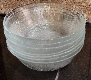 Set Of Decorative Glass Bowls