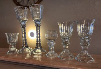 Assortment Of Vintage Glass Votive Candle Accent Selections #2