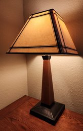 Table Lamp With Art Deco Style Shade