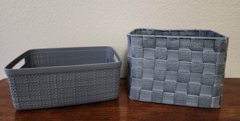 (2) Storage Baskets