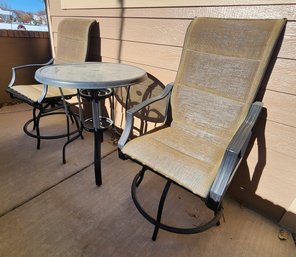 HAMPTON BAY Outdoor Patio Chairs And Table Set