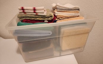 Tote Of Washcloths And Hand Towels