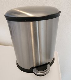 Small Metal Wastebasket Container