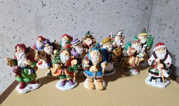 Assortment Of BRONSON COLLECTIBLES Old World Santas