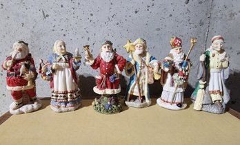 Assortment Of Vintage INTERNATIONAL RESOURCING SERVICES Christmas Figures