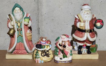 (4) Christmas Themed Ceramic Selections