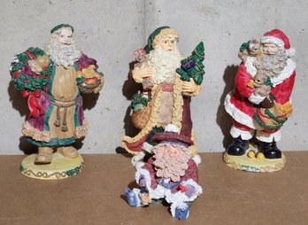 Assortment Of Santa Claus Figures