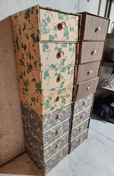 Vintage Group Of Cardboard Storage Systems