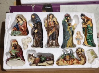 Vintage Ceramic Nativity Set