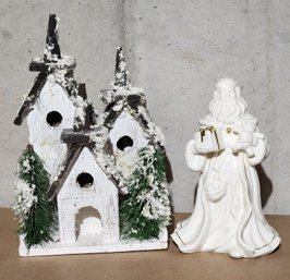 (2) Holiday Christmas Home Decor Selections