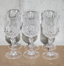 Assortment Of Fancy Cut Glass Drinkware Selections