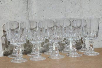 Assortment Of Fancy Cut Glass Drinkware Selections #2