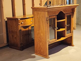 Vintage Wooden Storage Display Chest