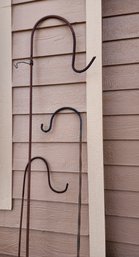 (3) Metal Garden Flower Pot Hangers