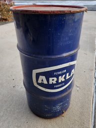 ARKLA Petroleum Metal Container With Original Lid