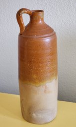 Vintage Handmade Stoneware Bottle Jug