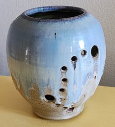 Vintage Ceramic Fine Art Glaze Accent Vessel