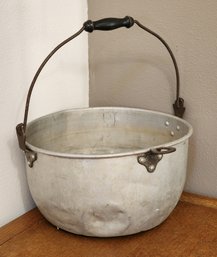 Vintage Large Aluminum Cooking Pan With Handle