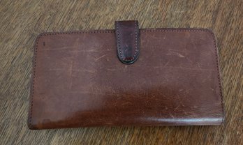 Vintage Brown Leather COACH Ladies Wallet