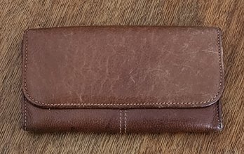 Vintage Brown Leather COACH Ladies Wallet #2