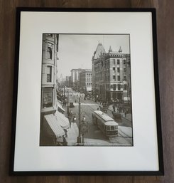 Vintage Fine Art Photography Print Of Downtown DENVER