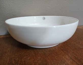 Large White Made In Portugal Ceramic Mixing Bowl