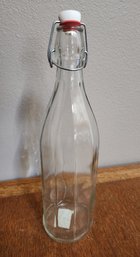 Vintage Glass Bottle With Air Tight Lid