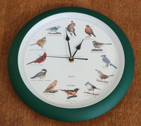 1997 Quartz Powered Bird Call Wall Clock