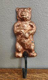 Vintage Copper Bear Theme Hanging Accent Hook