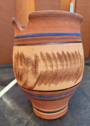 Vintage Clay Southwestern Style Pottery Vessel