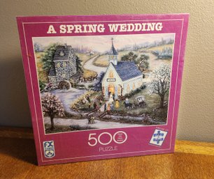 Brand New A SPRING WEDDING 500 Piece Puzzle