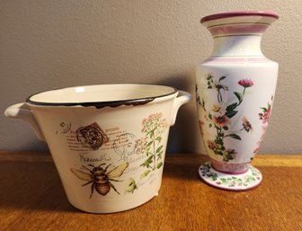 (2) Ceramic Decorative Vessels