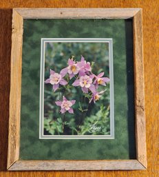 Framed Fine Art Flower Photography Print SIGNED