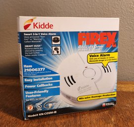 KIDDO Firex Voice Alert Fire And Carbon Monoxide Detector