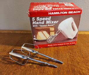 Hamilton Beach 5 Speed Hand Mixer