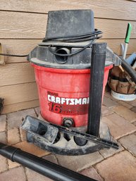 CRAFTSMAN 16 Gallon Shop Vacuum With Accessories