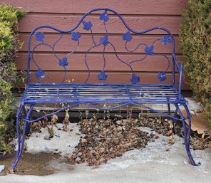 Vintage Metal Outdoor Bench