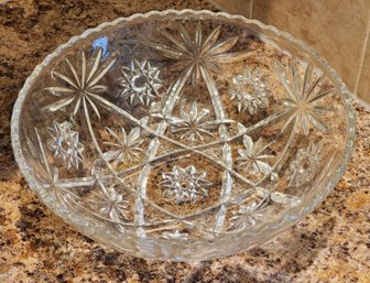 American Brilliant Period Cut Glass Bowl