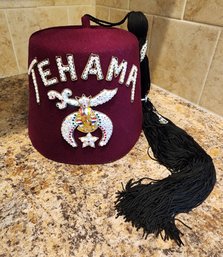 Shriner Mason Temple Fez Cap