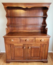 Vintage Sideboard Hutch Cabinet