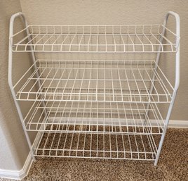 Metal Shoe Rack Storage System